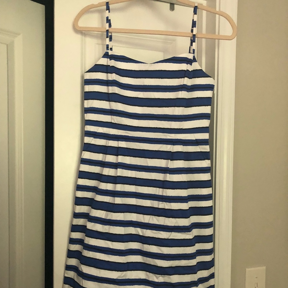 GAP Blue & White Striped Dress